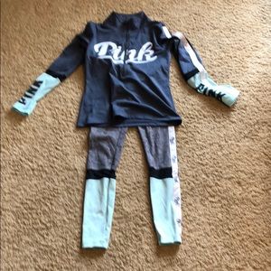 victoria secret exercise top and pant